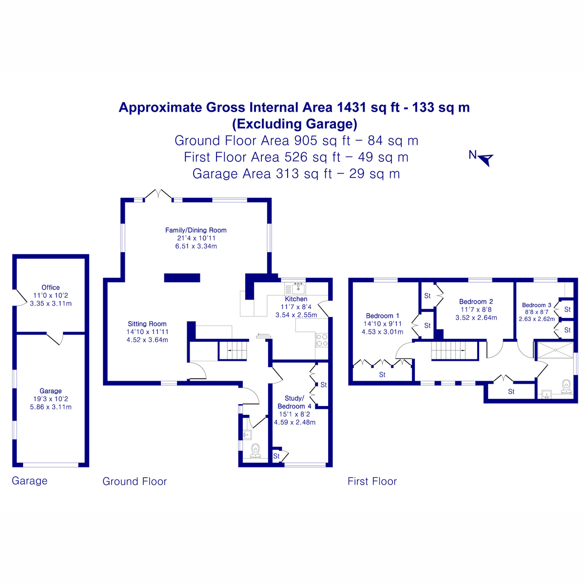 20, Norris Road, Upper Arncott floorplan