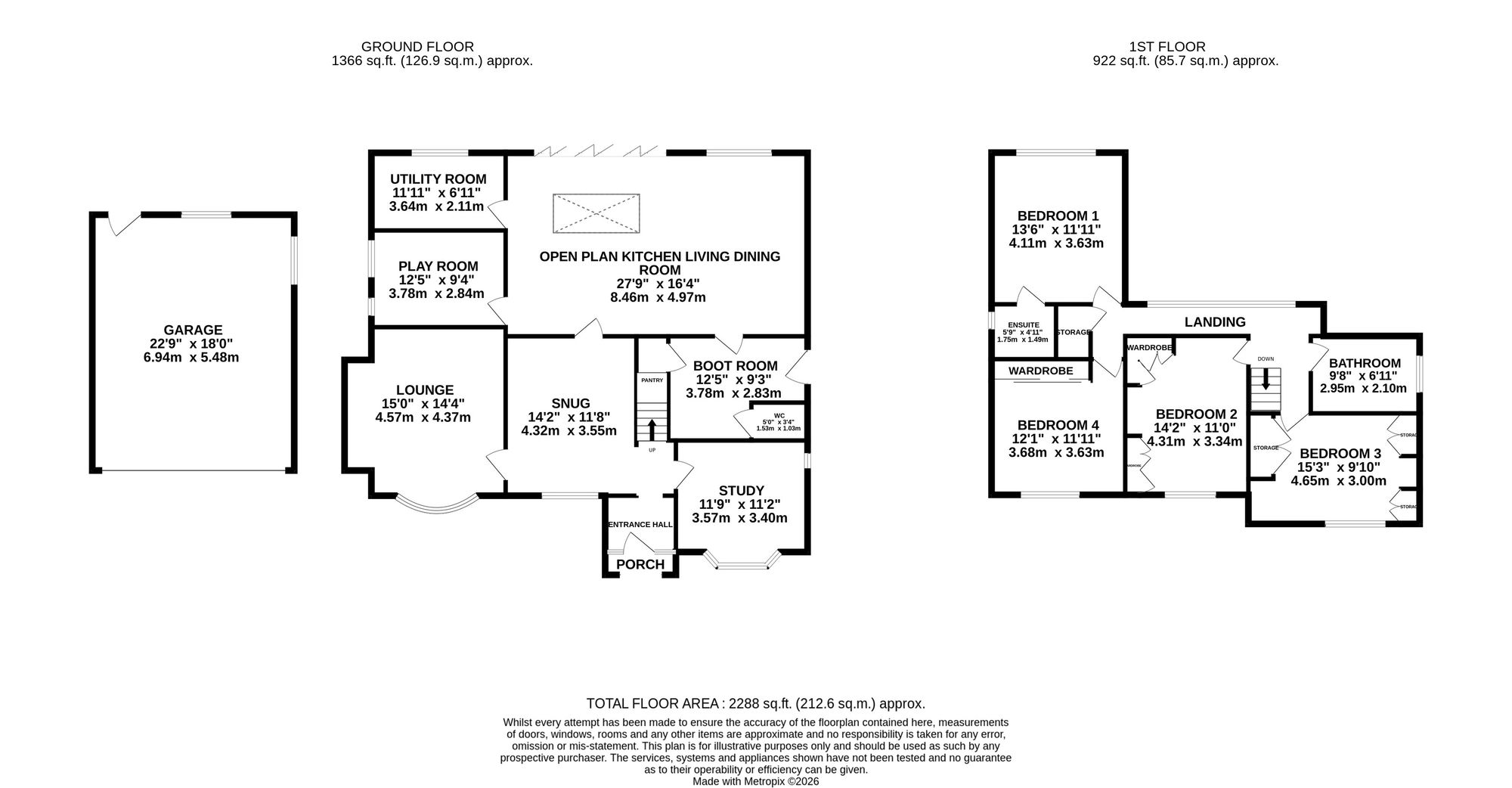 Staintondale Moggie Lane, Macclesfield floorplan