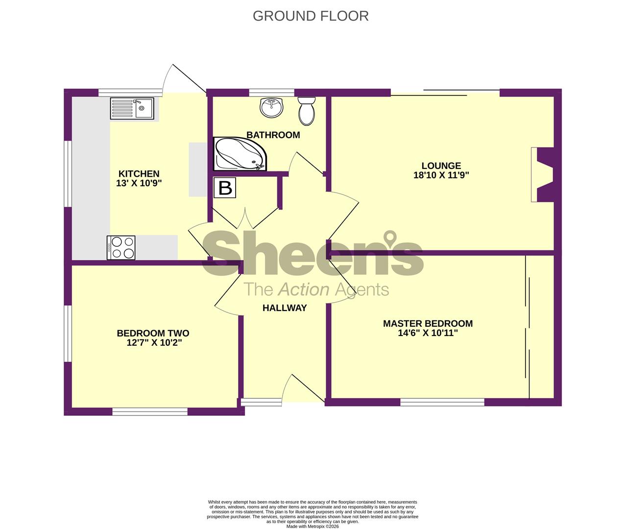 19, Laxton Grove, Great Holland floorplan