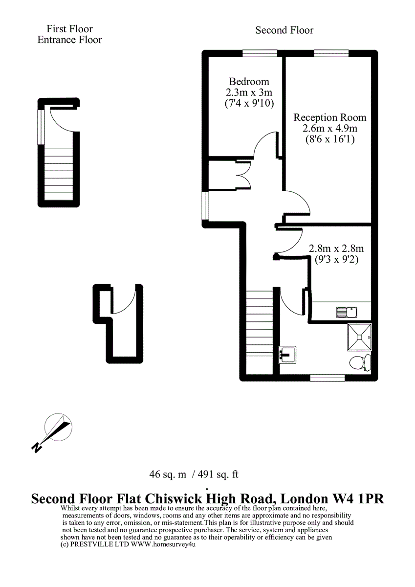 148, Chiswick High Road, Chiswick floorplan