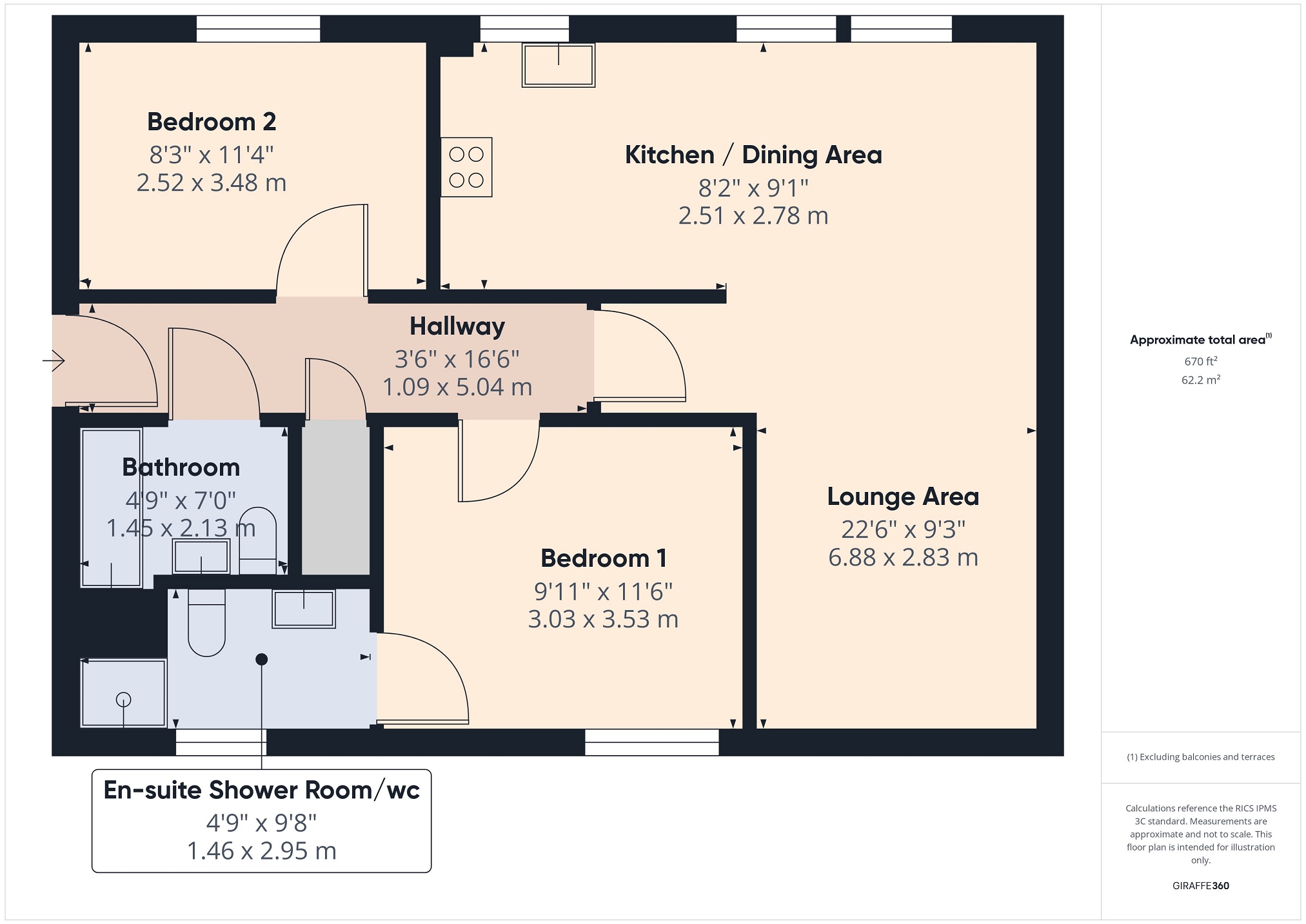 10, Yr Arglawdd, Cardiff floorplan
