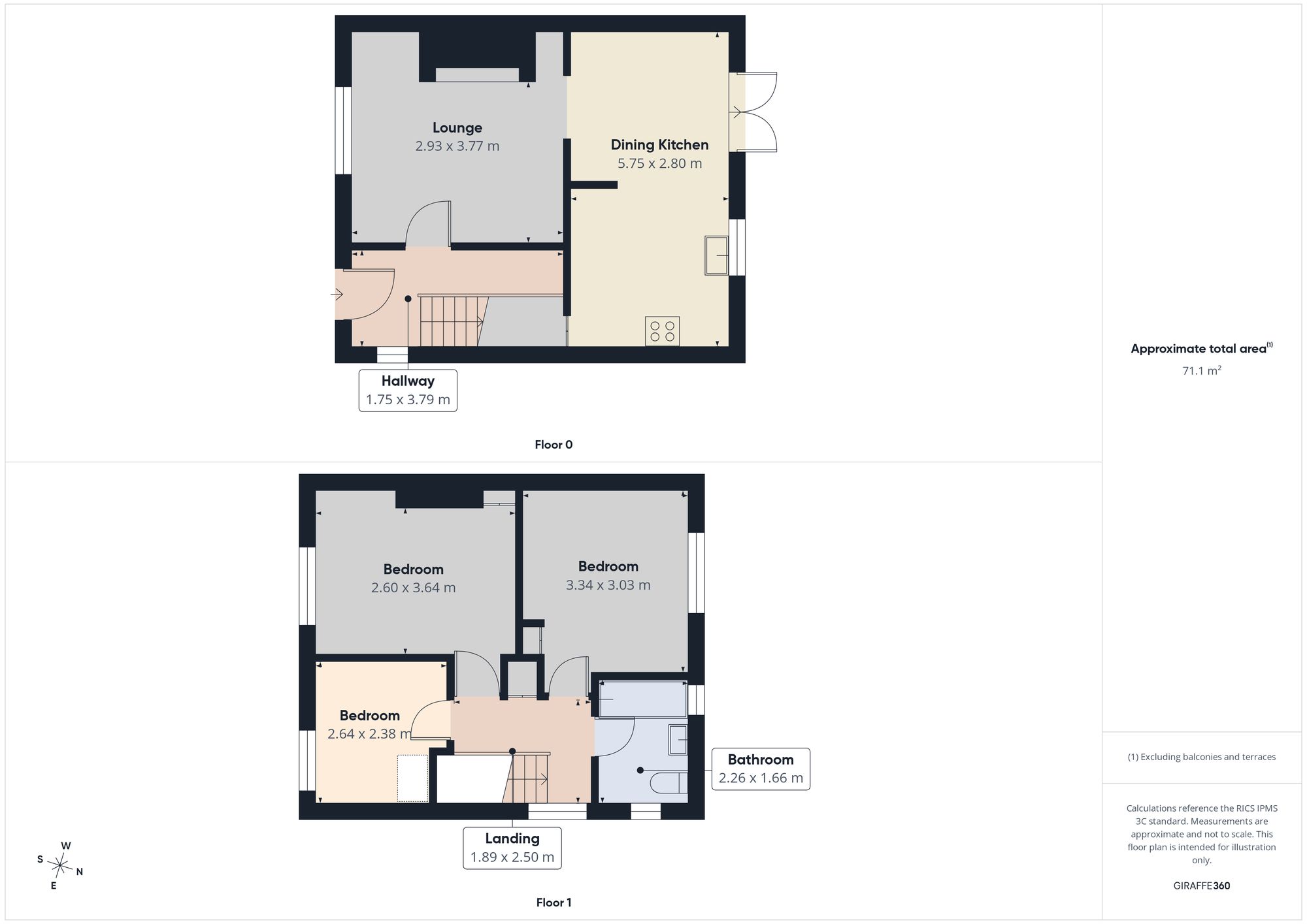 10 Half Fields Road, Blaydon-On-Tyne floorplan