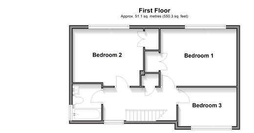 Cordons Kingston, Lewes floorplan