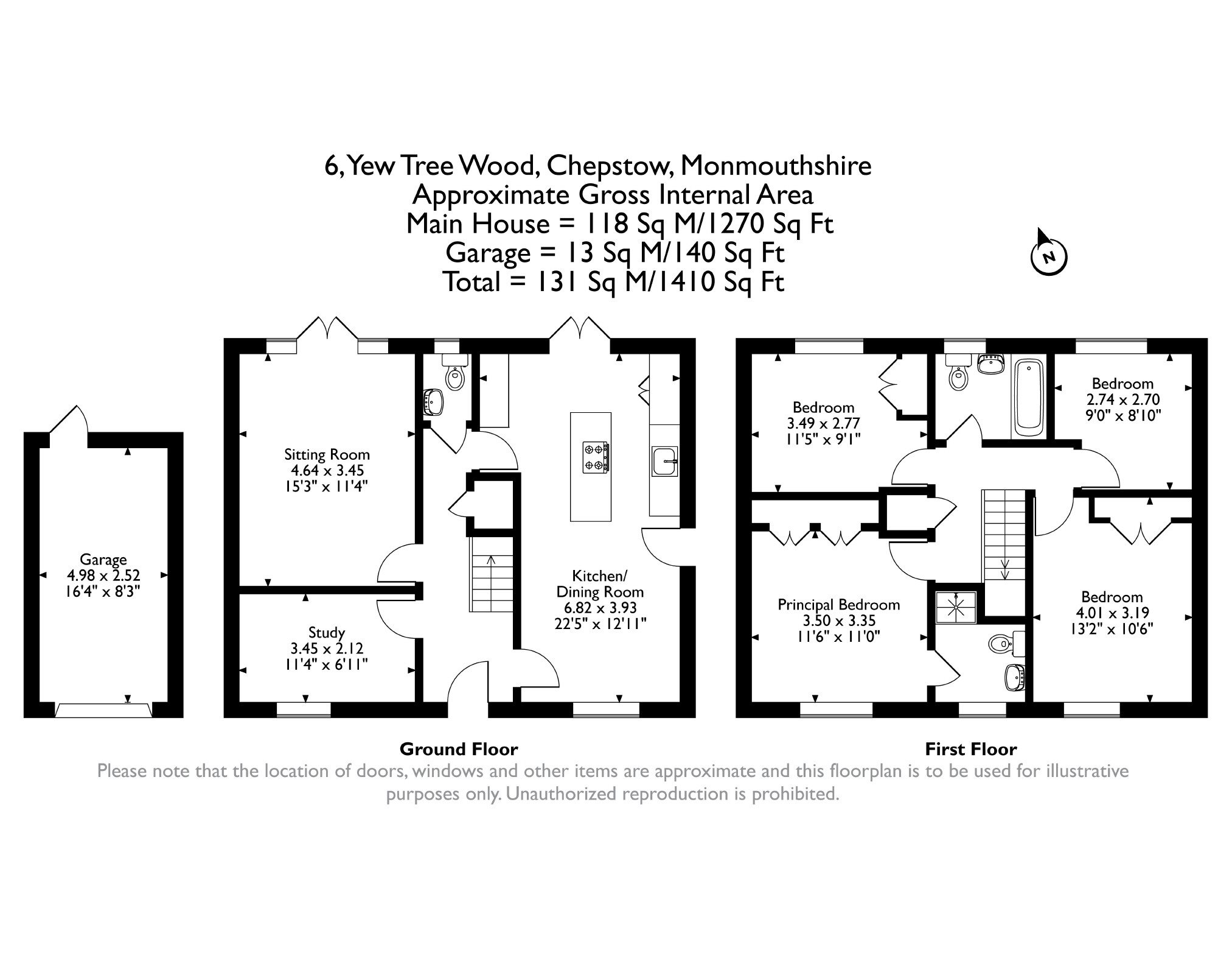 6, Yew Tree Wood, Chepstow floorplan