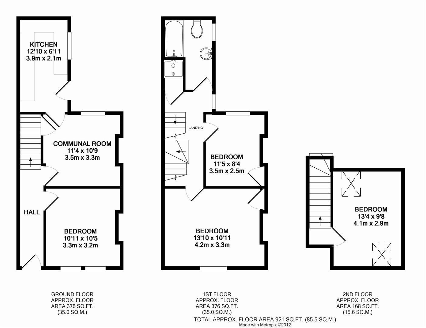 4 Bedrooms  to rent in Hartoft Street, Fishergate, York YO10