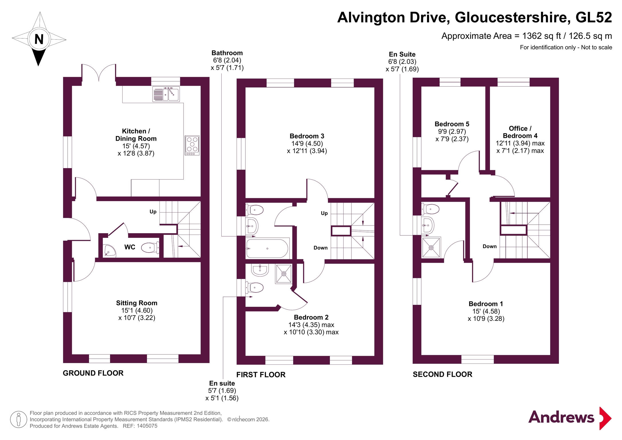 19, Alvington Drive, Gloucestershire floorplan