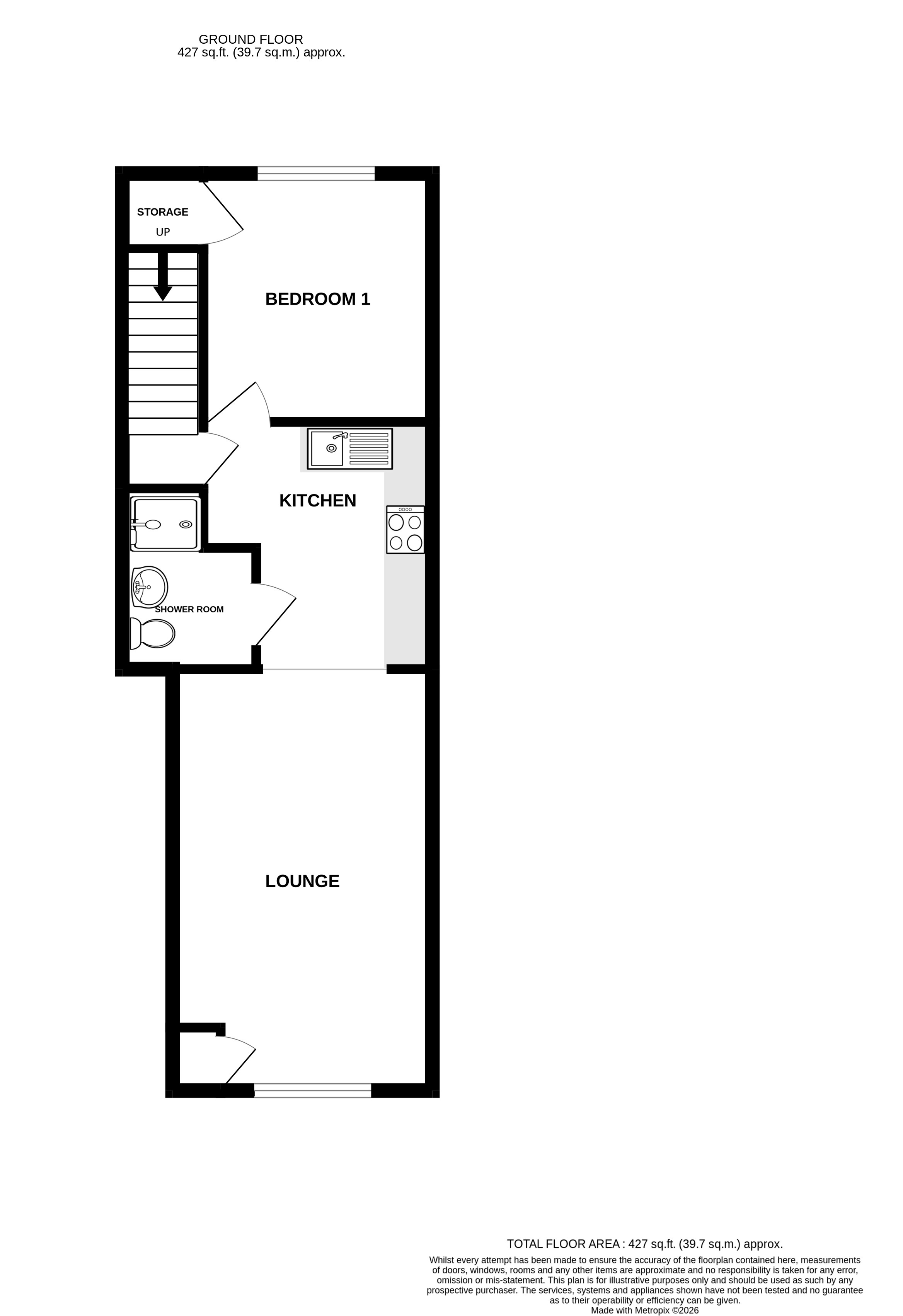 26a, The Street, Maldon floorplan