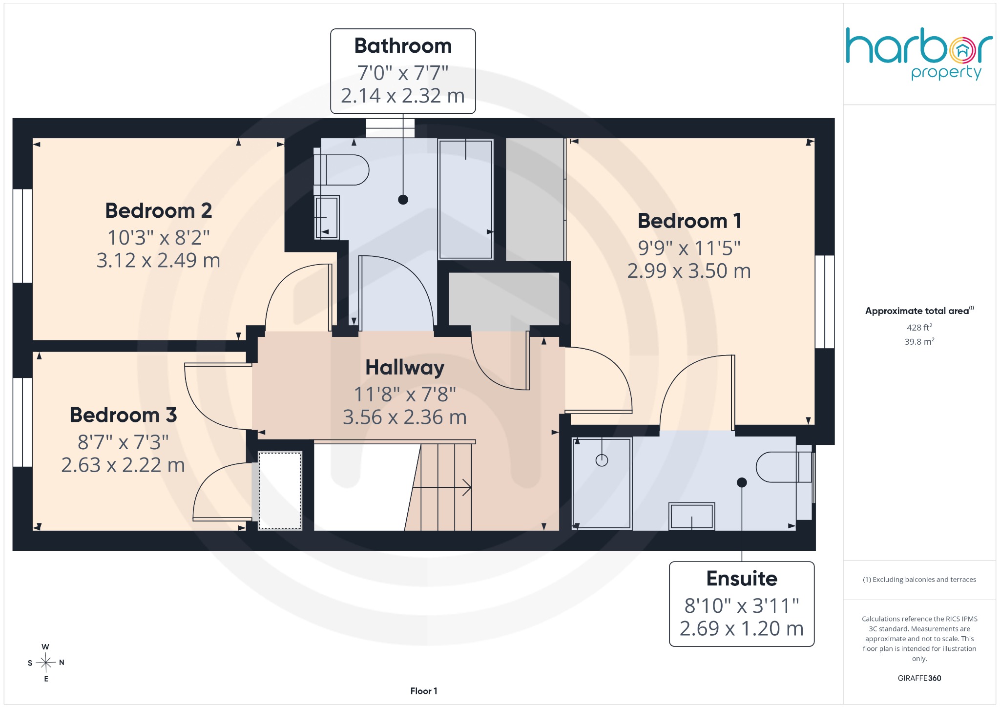 1 Broomfield Gate, Barlornock, City of Glasgow floorplan