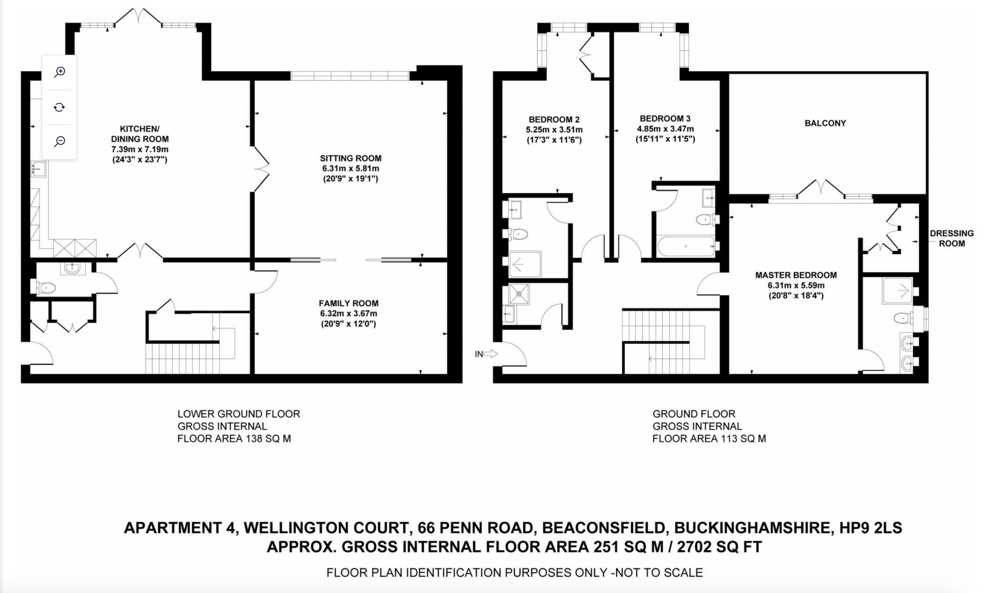 Apt 4, Wellington Court, Beaconsfield floorplan