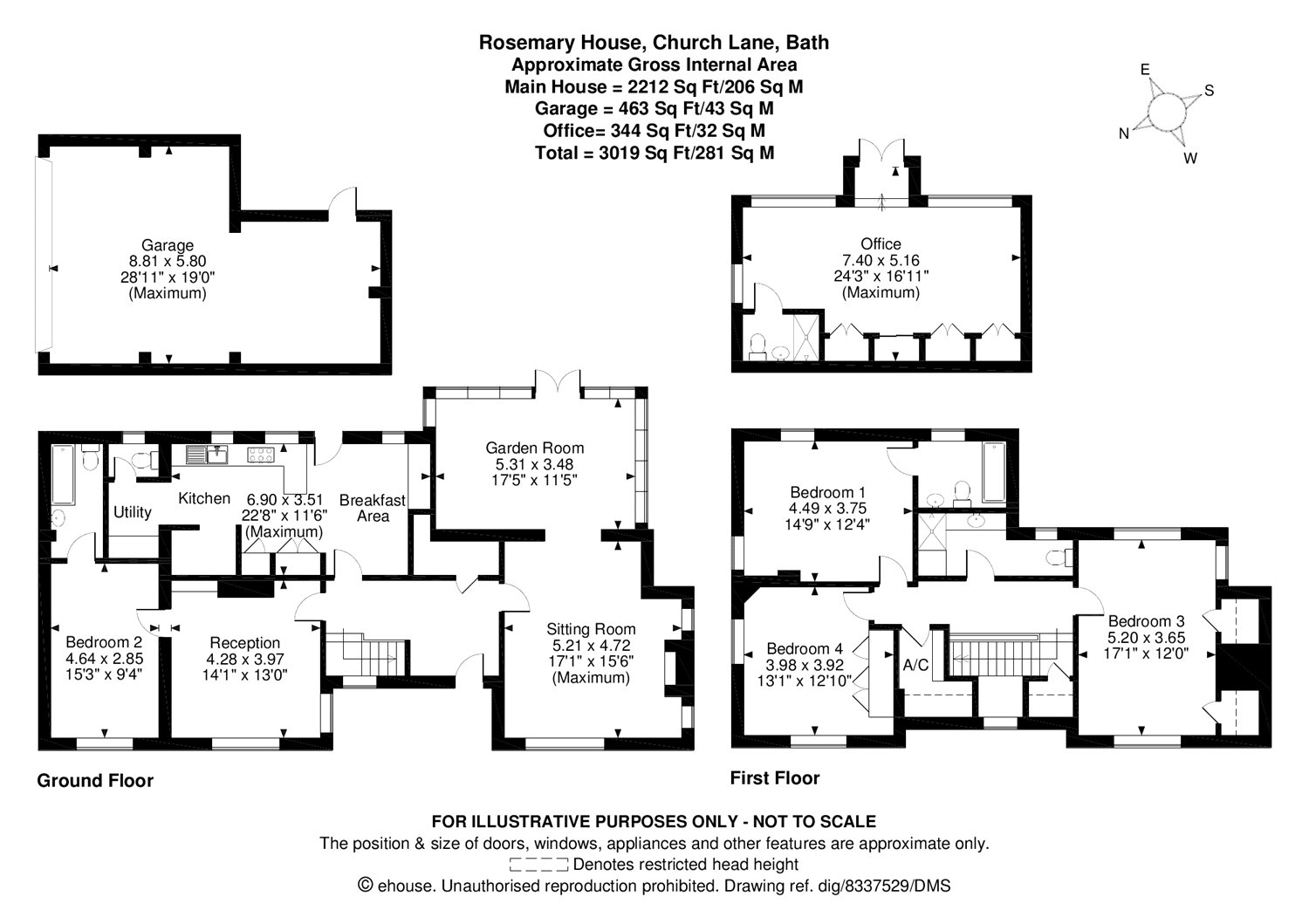 4 Bedrooms Detached house for sale in Church Lane, Limpley Stoke, Bath BA2