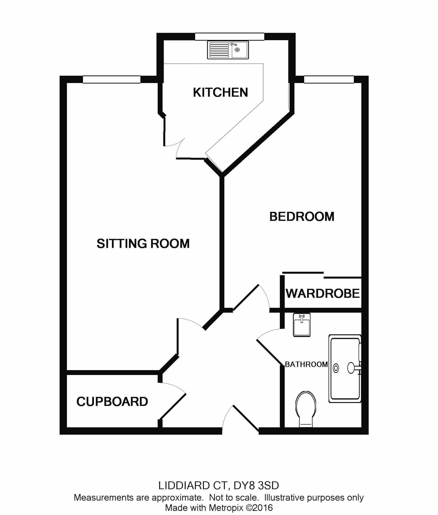 Stourbridge, Wollaston, Belfry Drive, Liddiard Court DY8, 1 bedroom