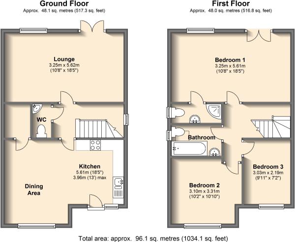 3 Bedrooms Detached house for sale in Greenway, Wingerworth, Chesterfield S42