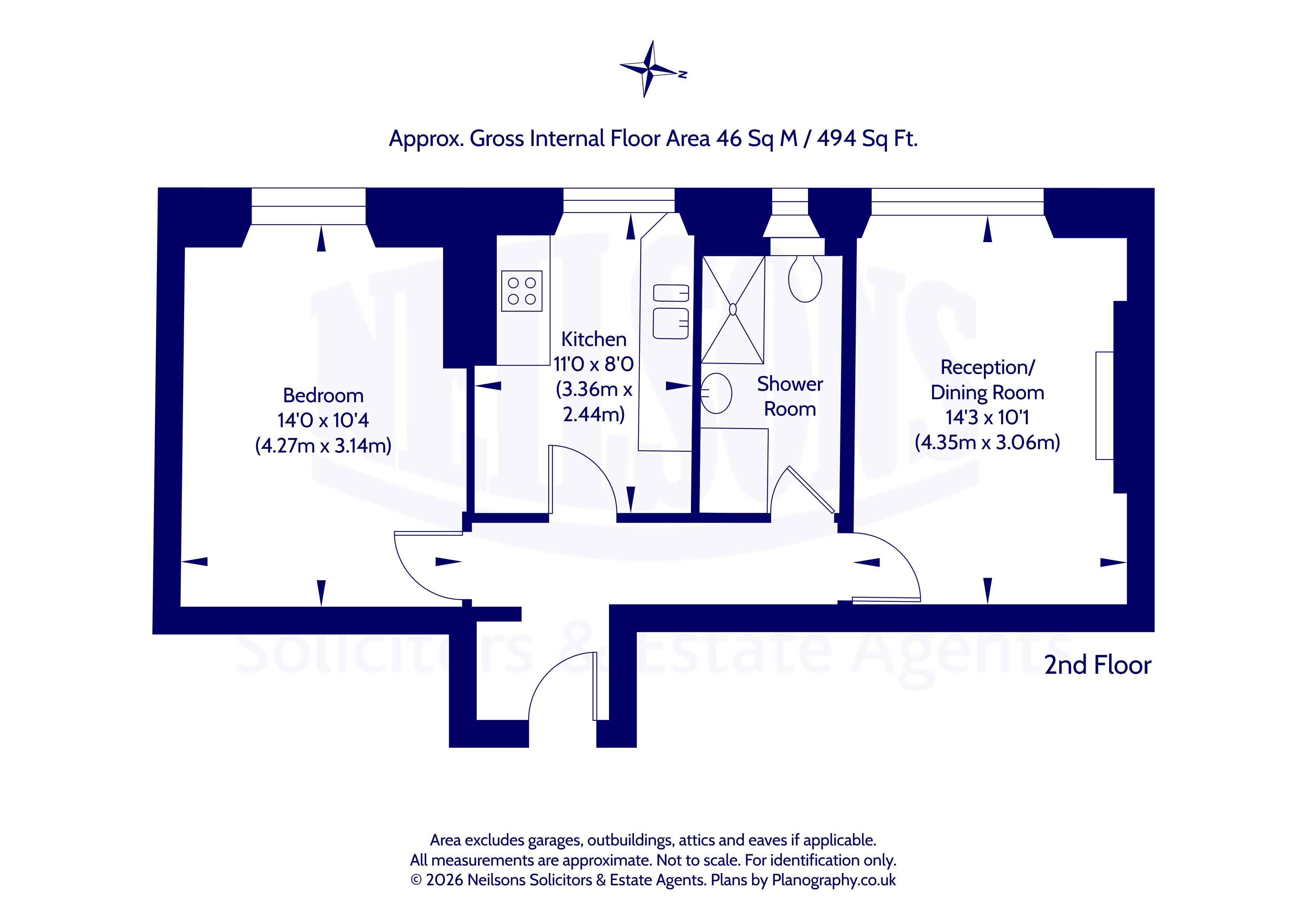 10 (2F2), Howden Street, Edinburgh floorplan