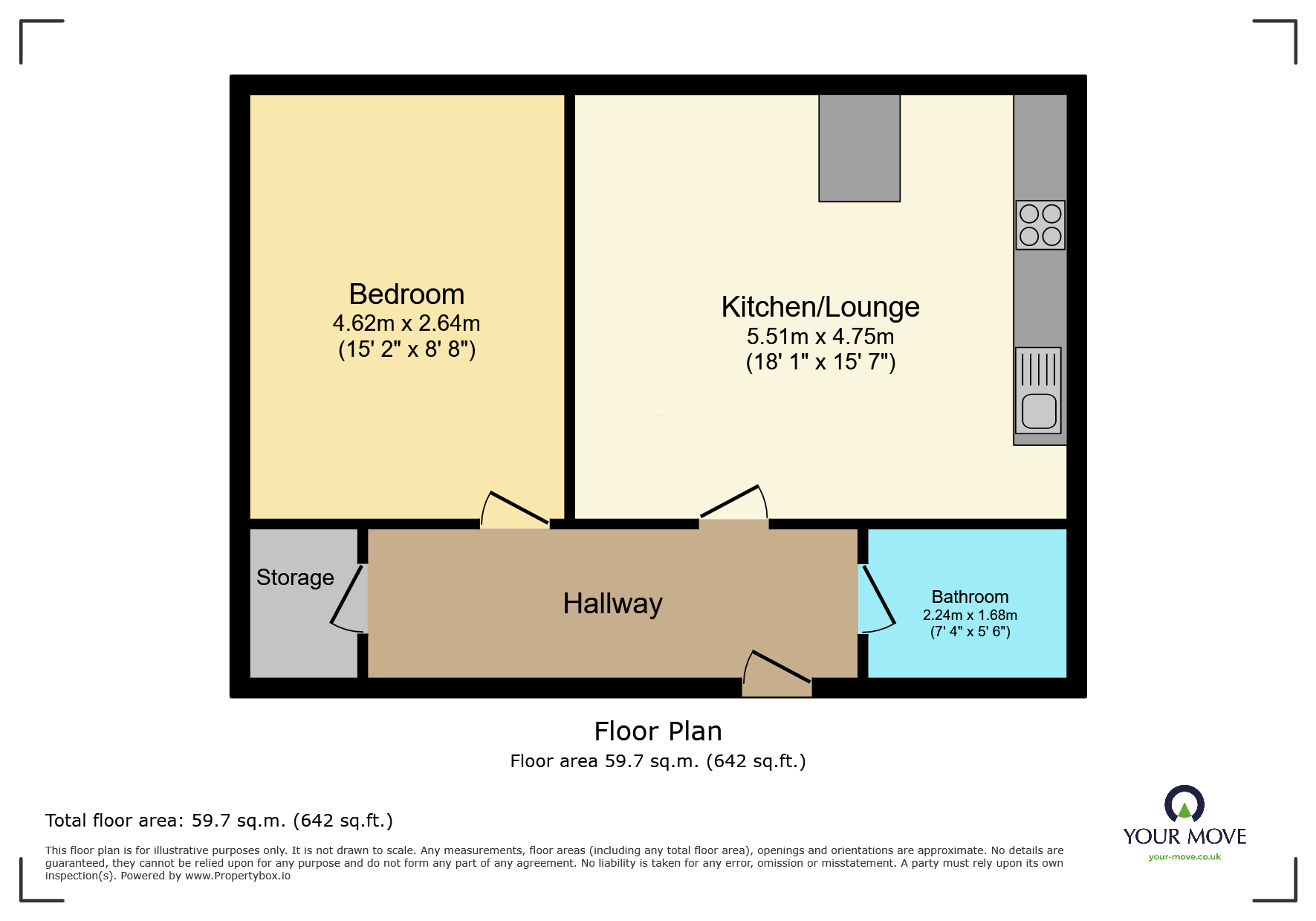 59 Parkwood Court,, Parkwood Rise, West Yorkshire floorplan