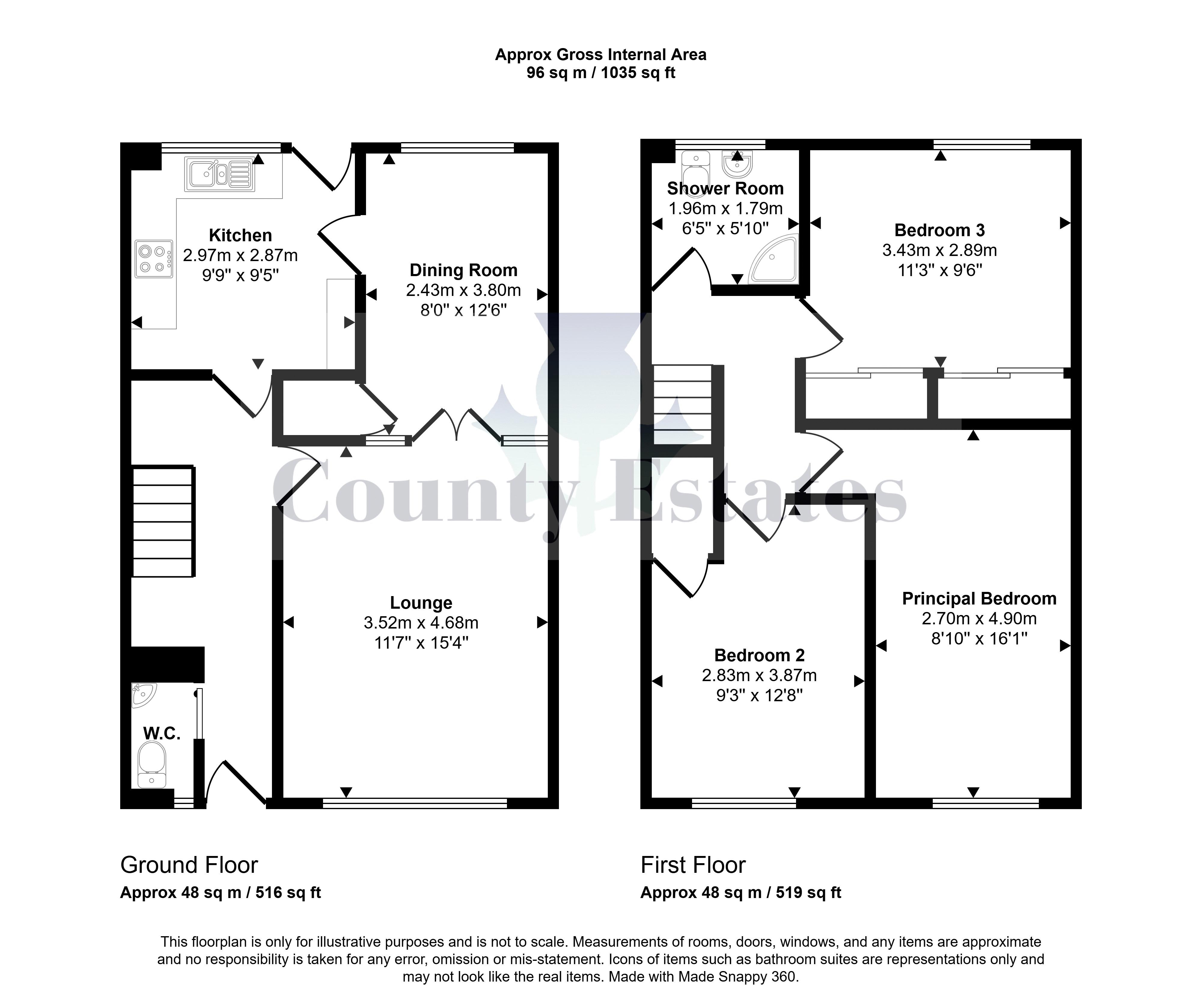 103, Devonway, Clackmannan floorplan