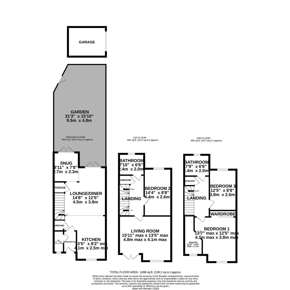 4, Parkside Walk, Gravesend floorplan