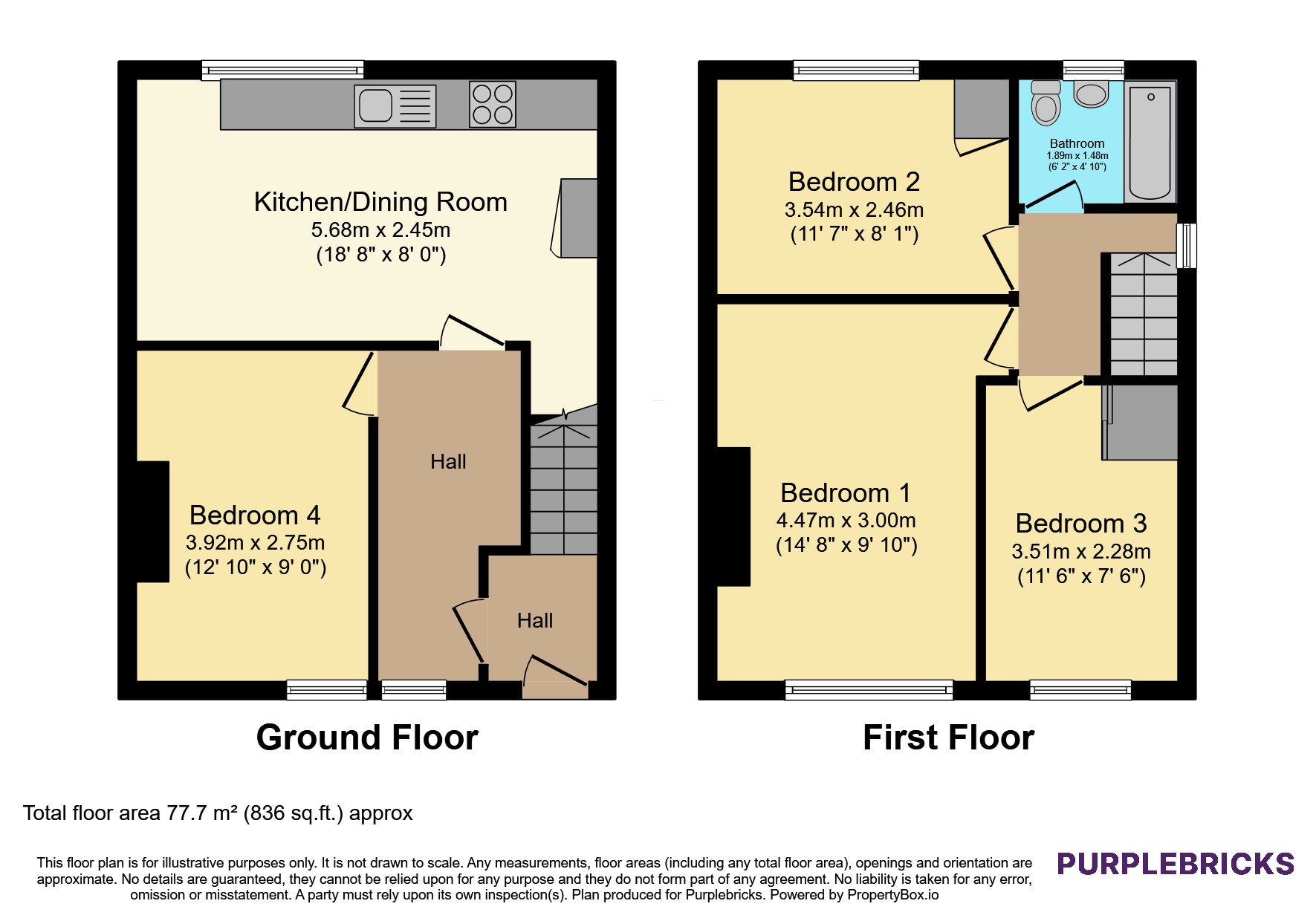 145, Grosvenor Street, Bolton floorplan