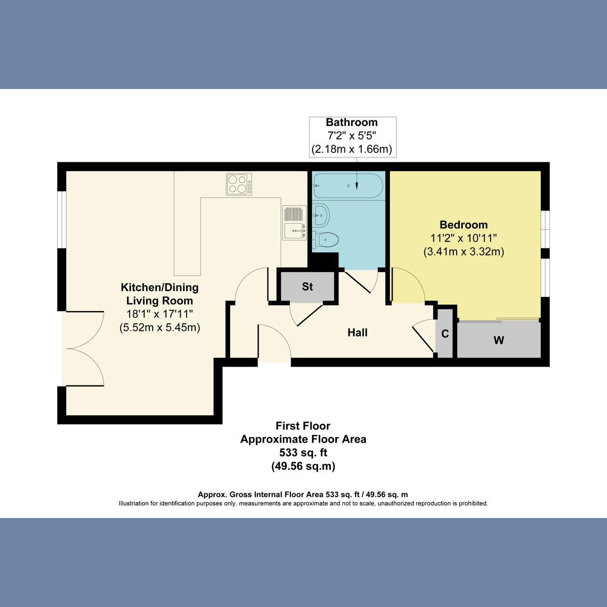 Flat Flat 3, Murray Court, Cornmill View, Horsforth floorplan