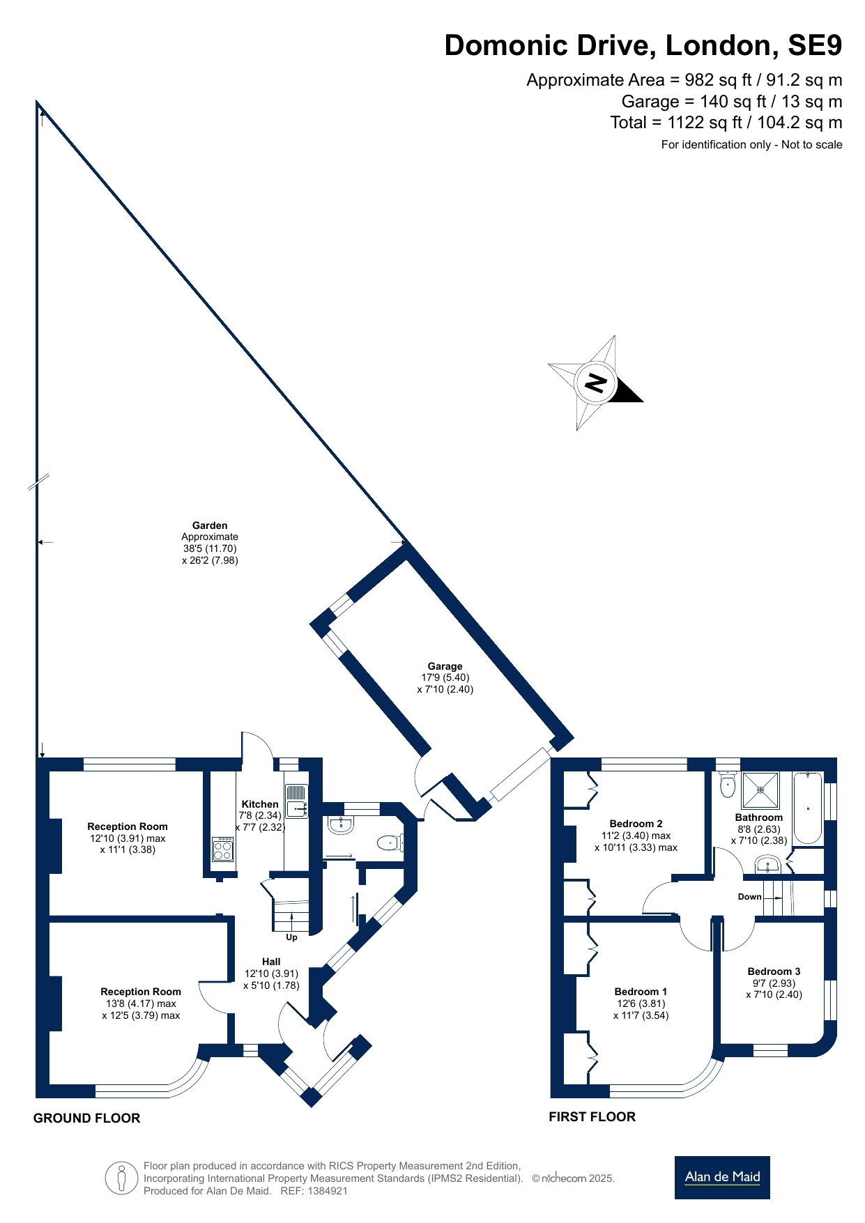 64, Domonic Drive, London floorplan