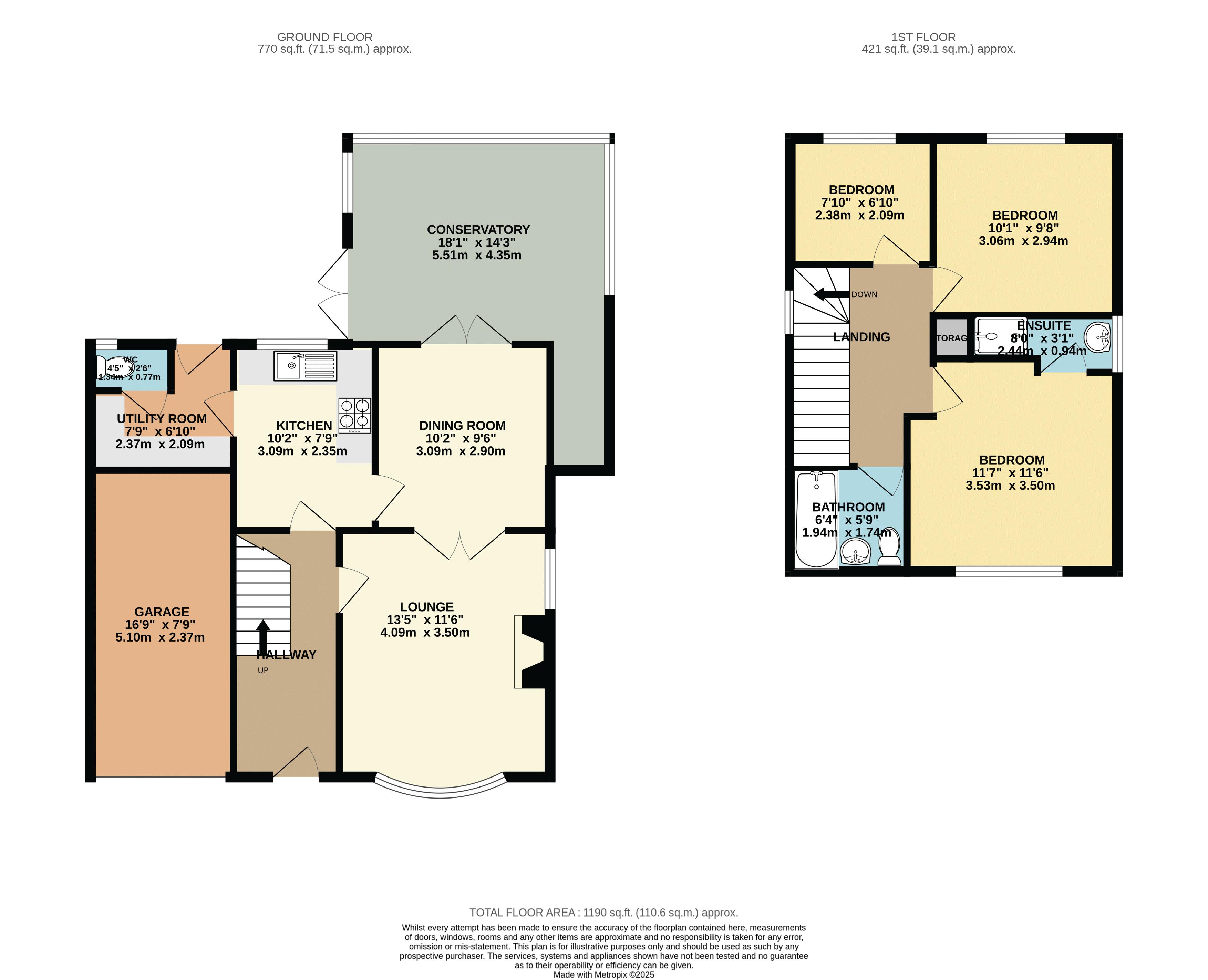 1, Pinneys Court, Healing floorplan