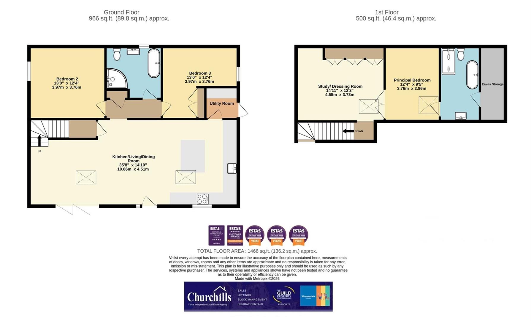 Lavender House, Hollins Grove Farm, Stillington Road, York floorplan