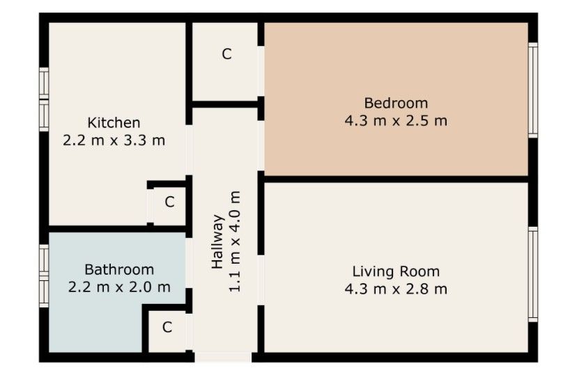 27 Tiberius Close, Wallsend floorplan