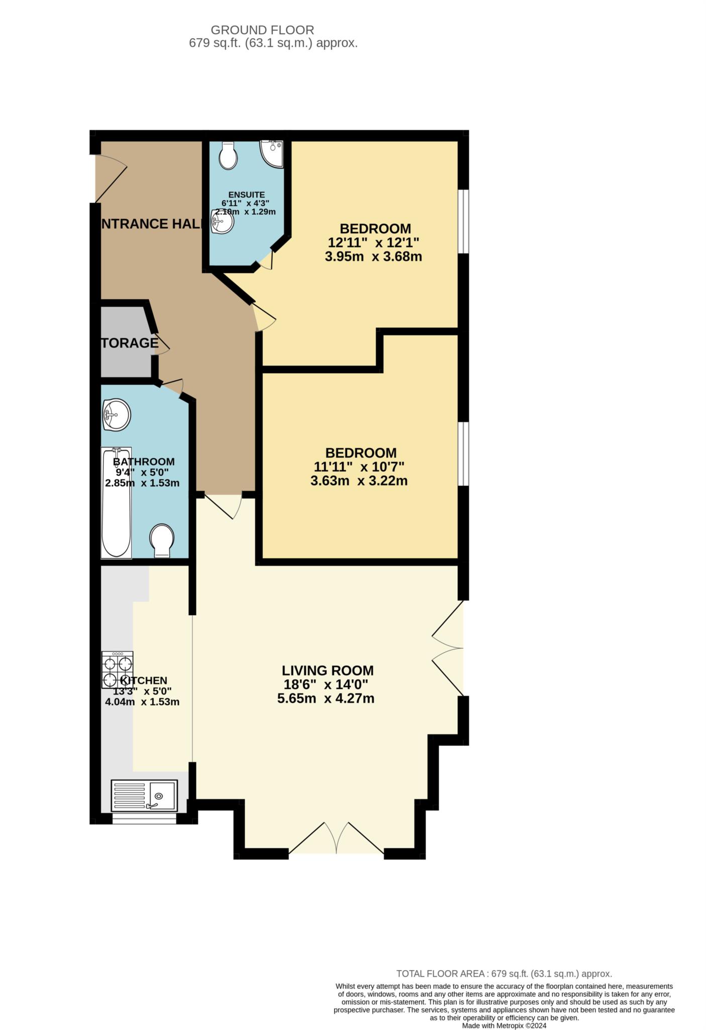 Kennet House, Reading floorplan