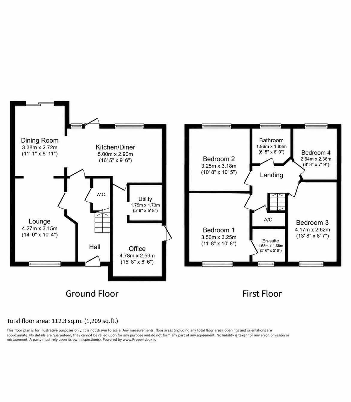 16, Monks Crescent, Leicester floorplan