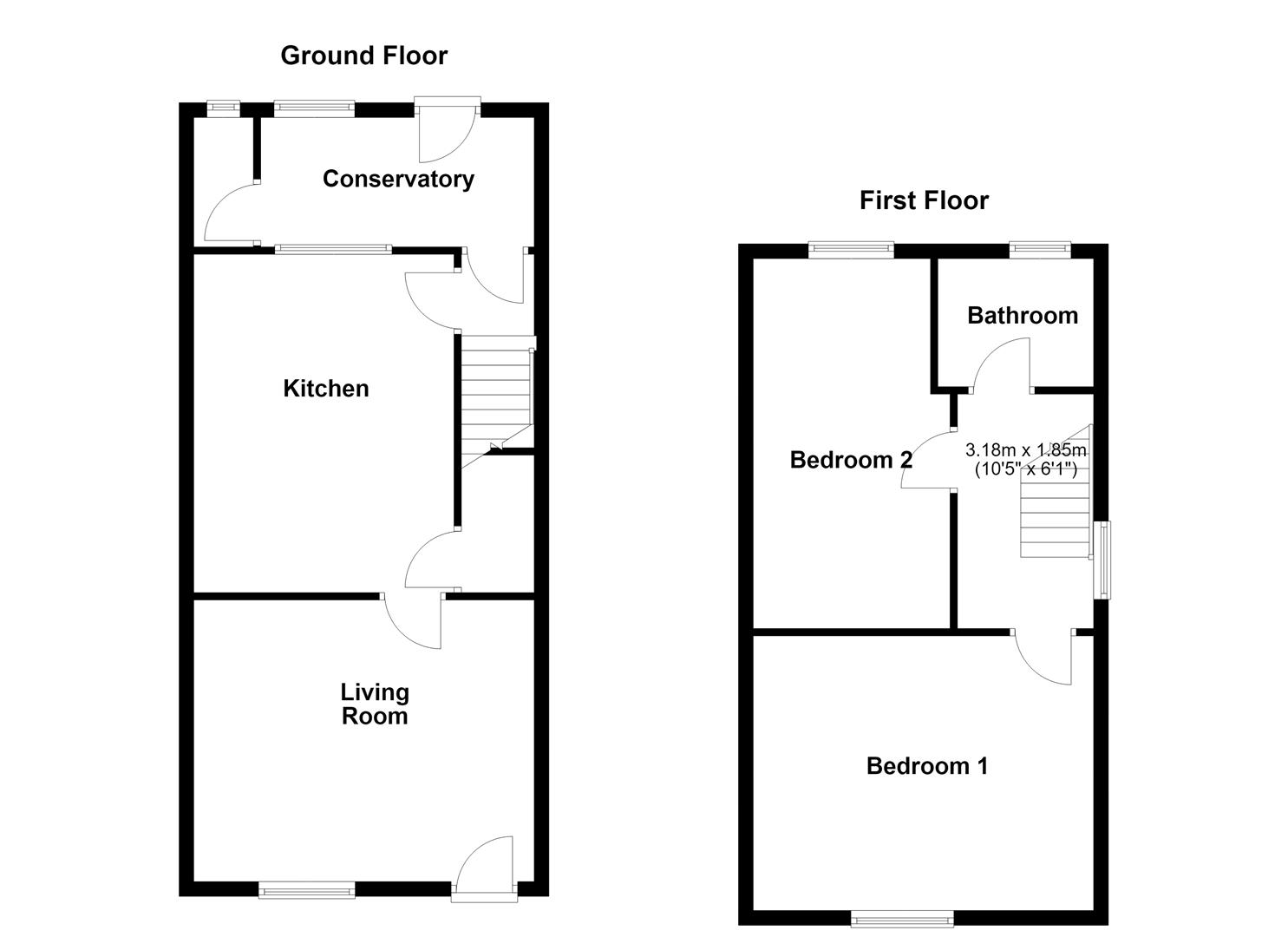 181, New Road, Middlestown floorplan