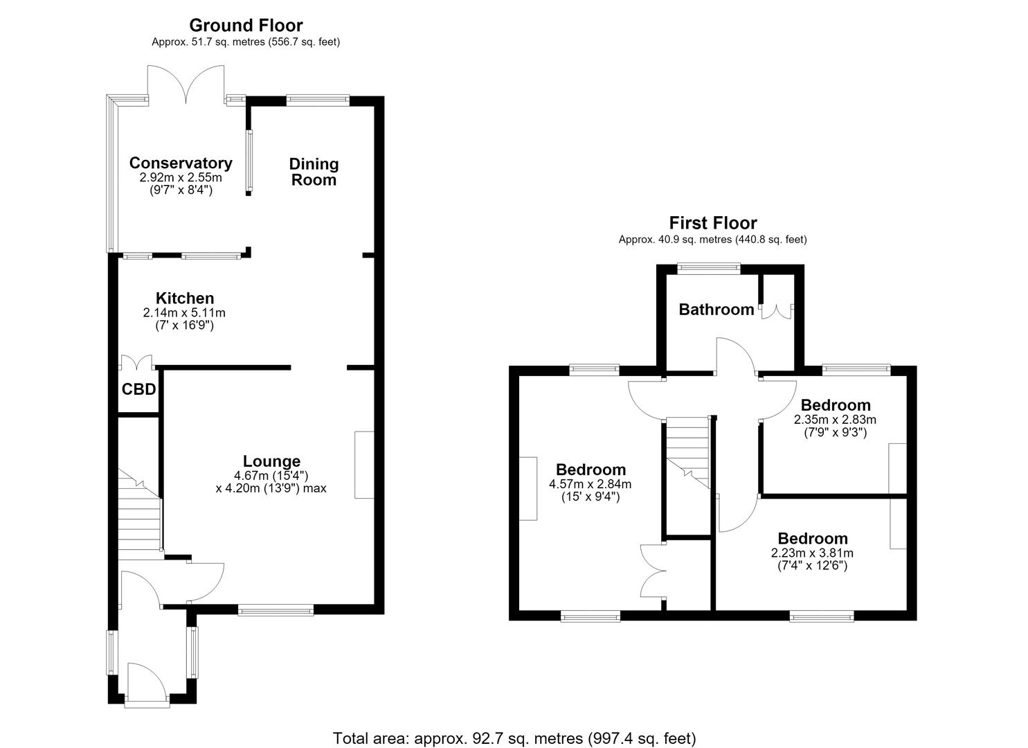 218, Wakefield Road, Halifax floorplan