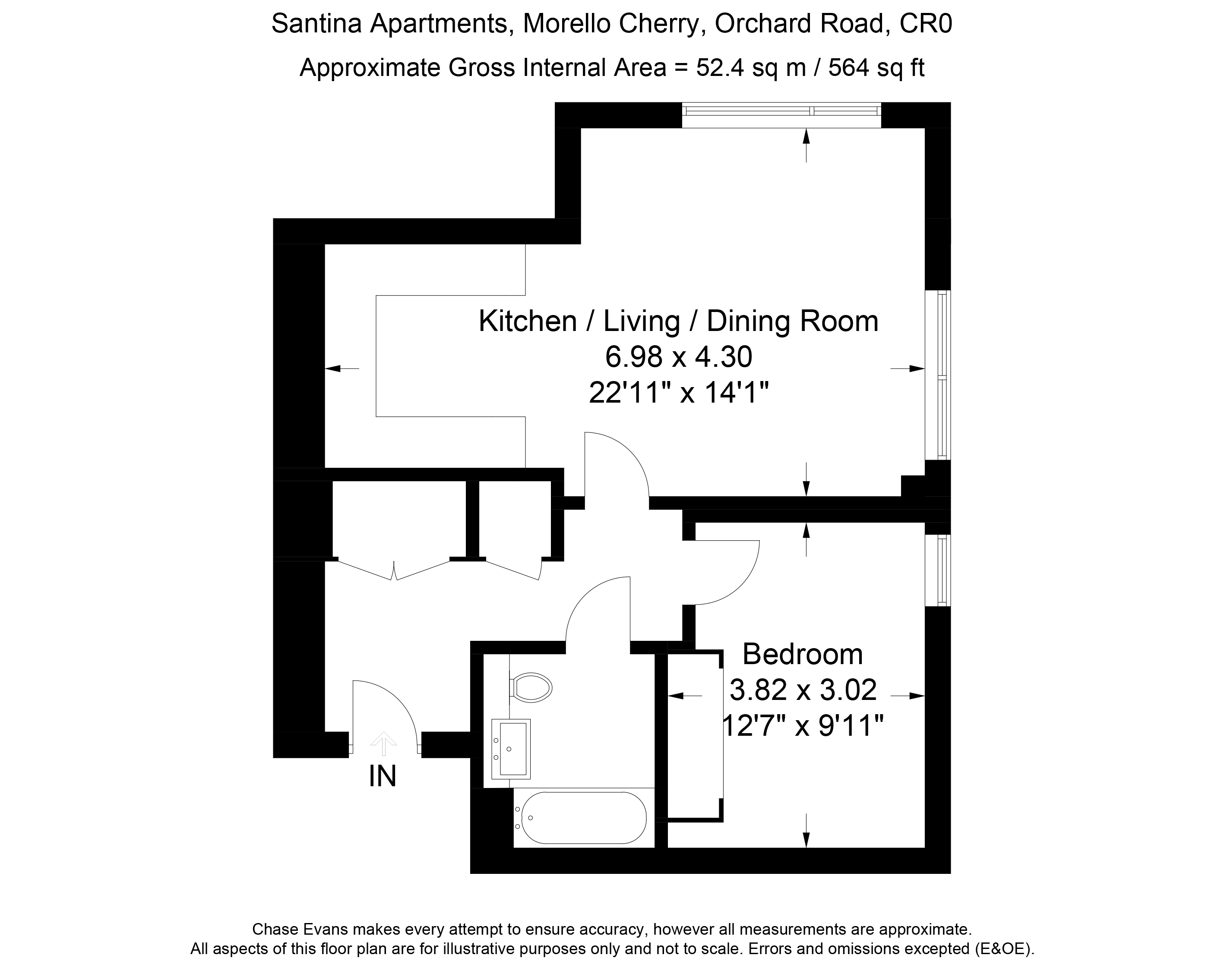 1 Bedrooms Flat to rent in Santina Apartments, Morello, Croydon CR0