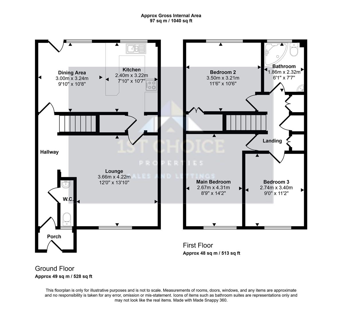 31, Turnmill Avenue, Springfield floorplan