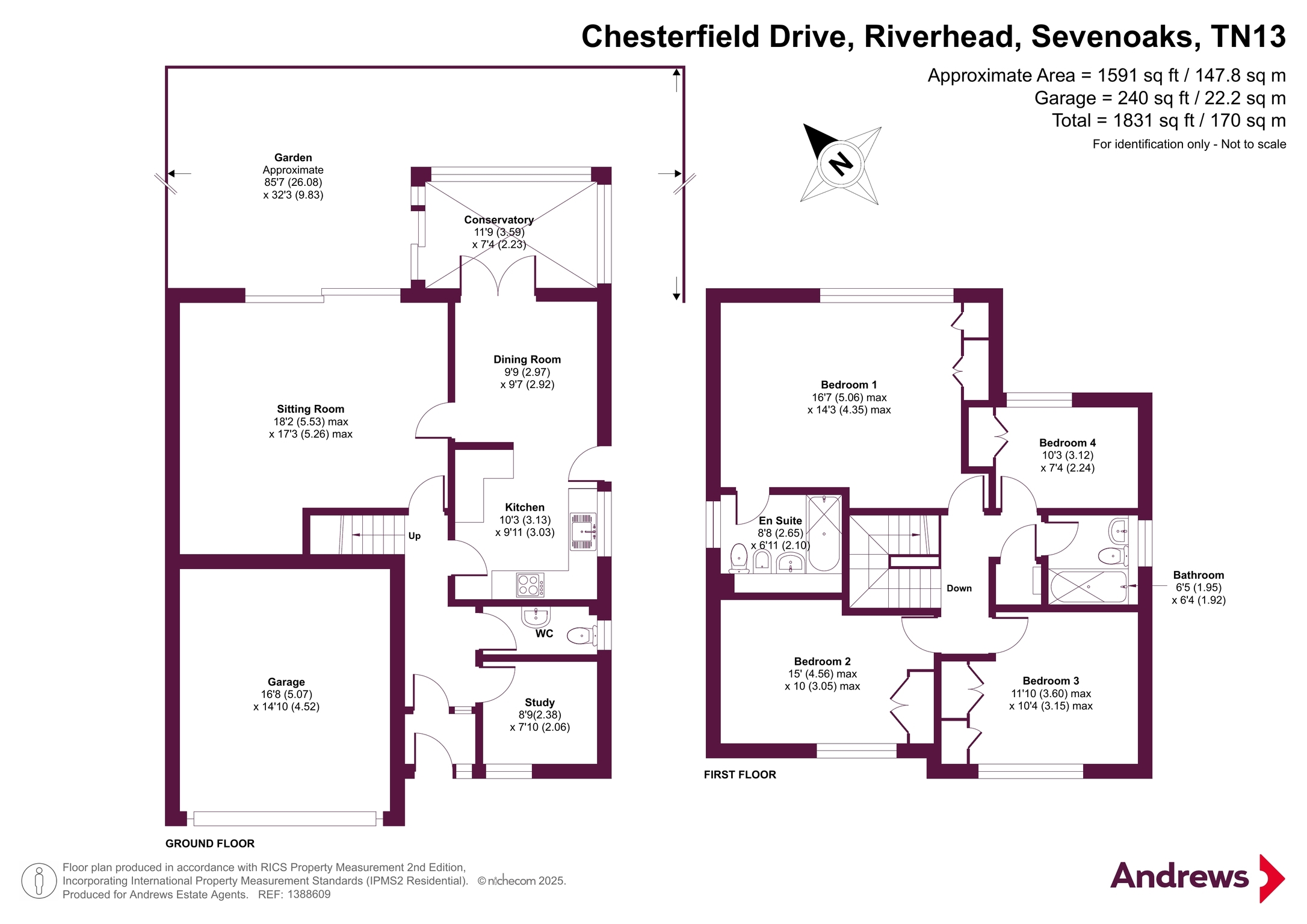 8, Chesterfield Drive, Kent floorplan