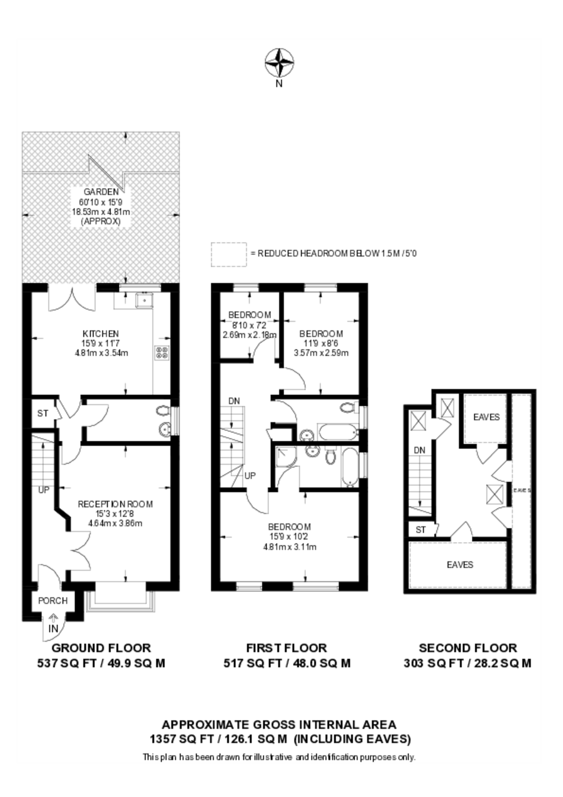 Hampton Road, Chingford floorplan