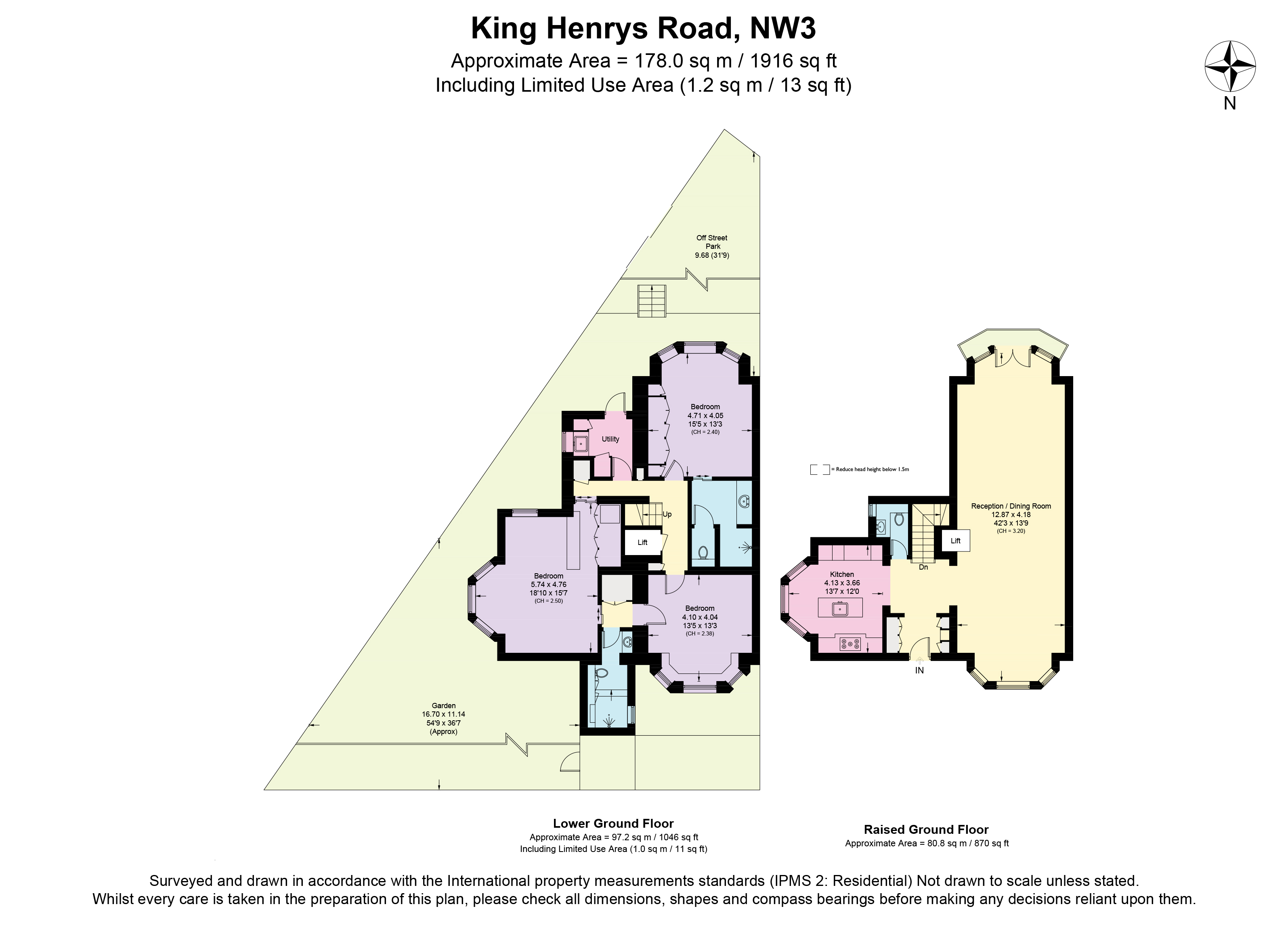 29, King Henrys Road, London floorplan