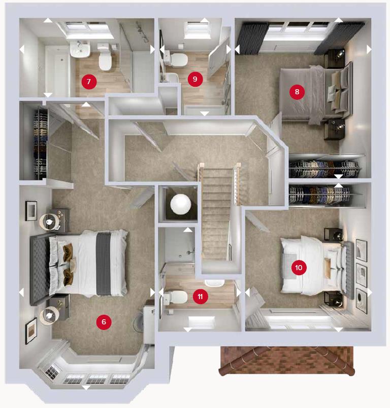 The Oxford Lifestyle, Hendricks Green, Goffs Lane, Goffs Oak floorplan
