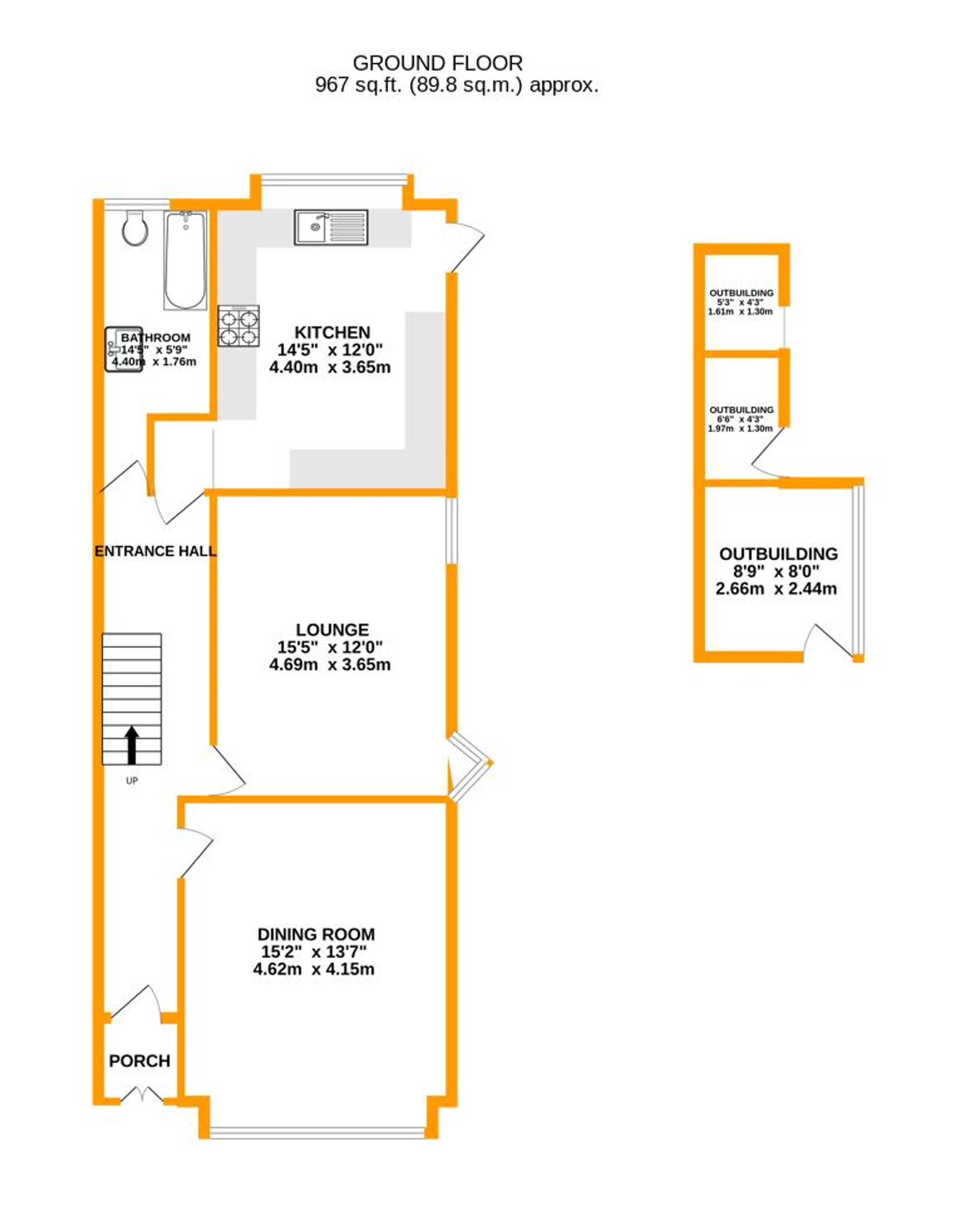 298 Manchester Road, Altrincham floorplan