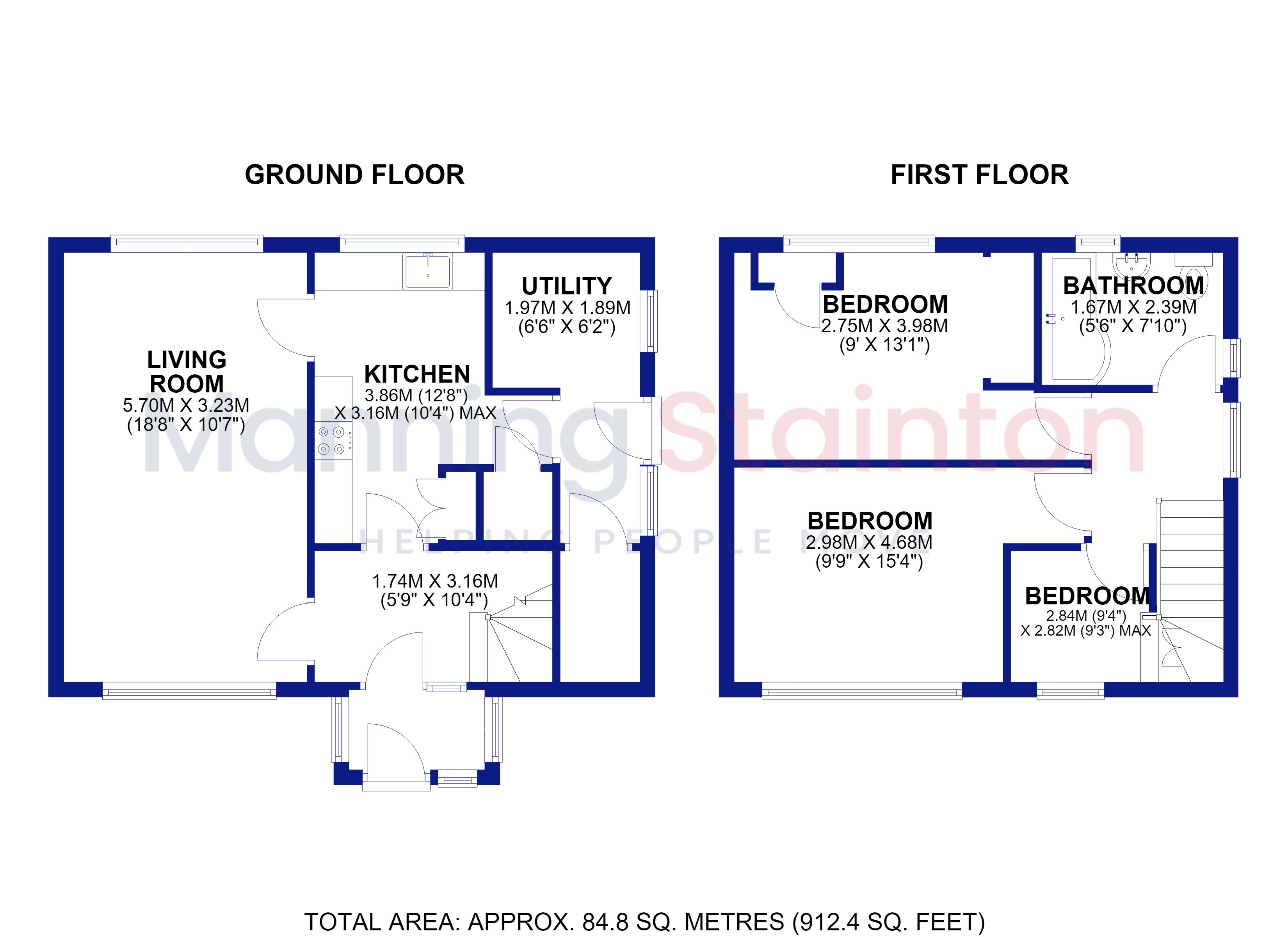 69, Newton Lodge Drive, Leeds floorplan