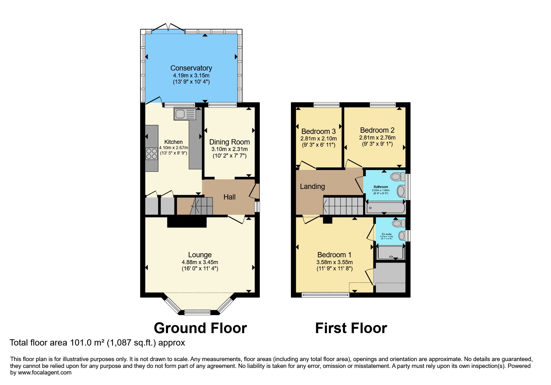 10, Sandown Road, Wickford floorplan