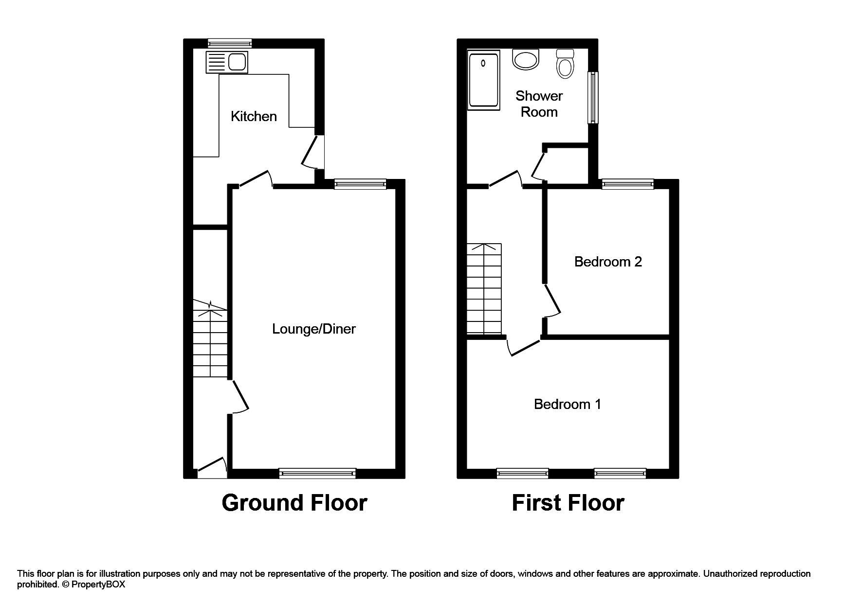 2 Bedrooms Terraced house for sale in West Avenue, Maesycwmmer, Hengoed CF82