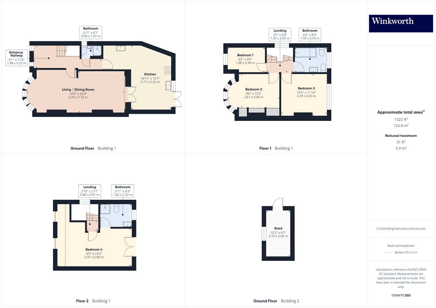 Grove Crescent, London floorplan