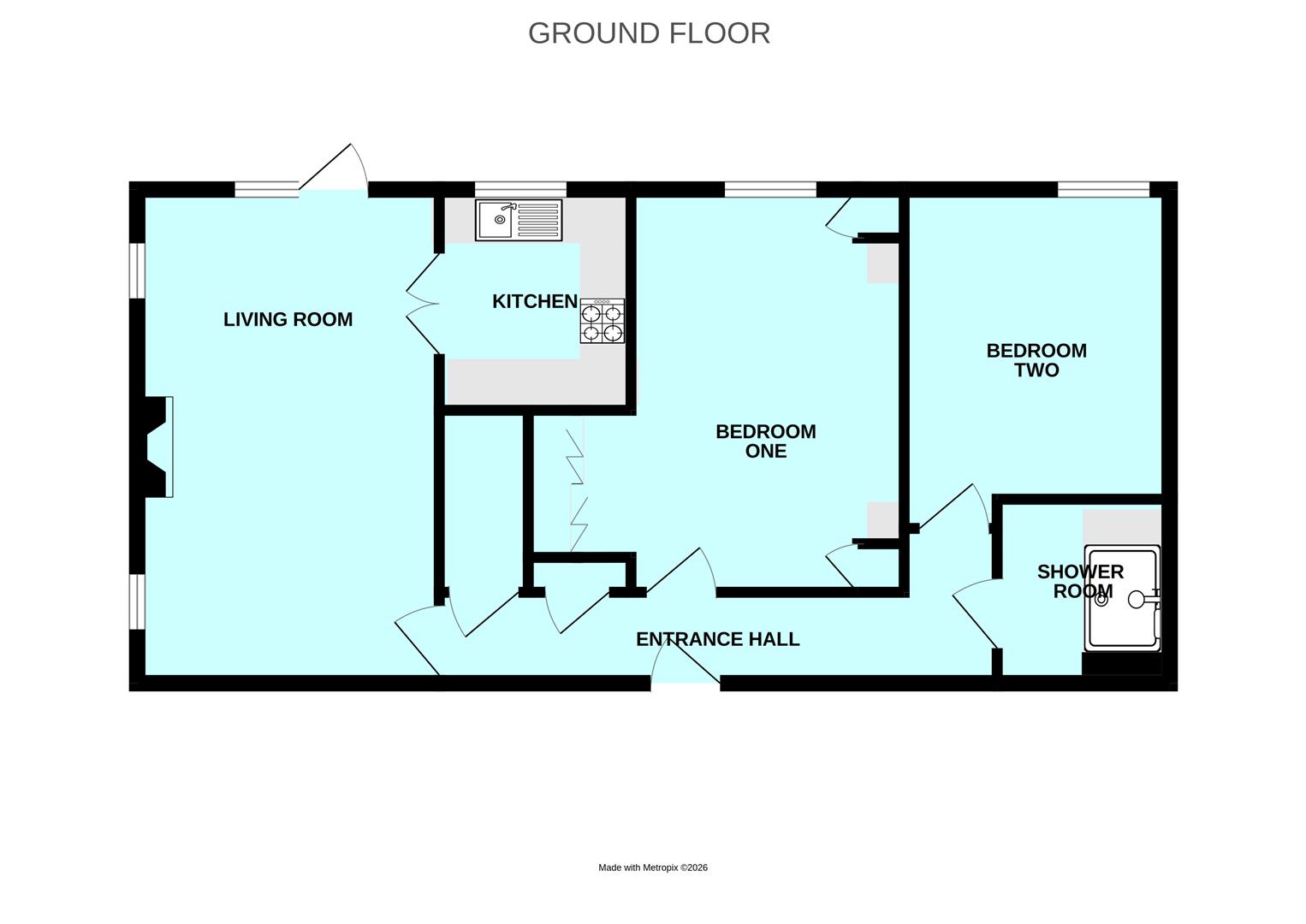 Flat 66, 1, Millbay Road, Plymouth floorplan