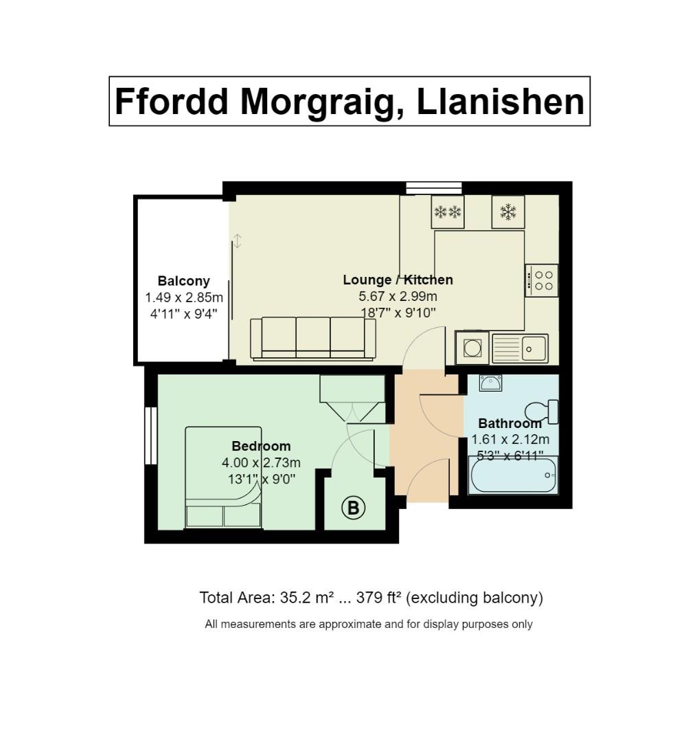 58, Ffordd Mograig, Cardiff floorplan