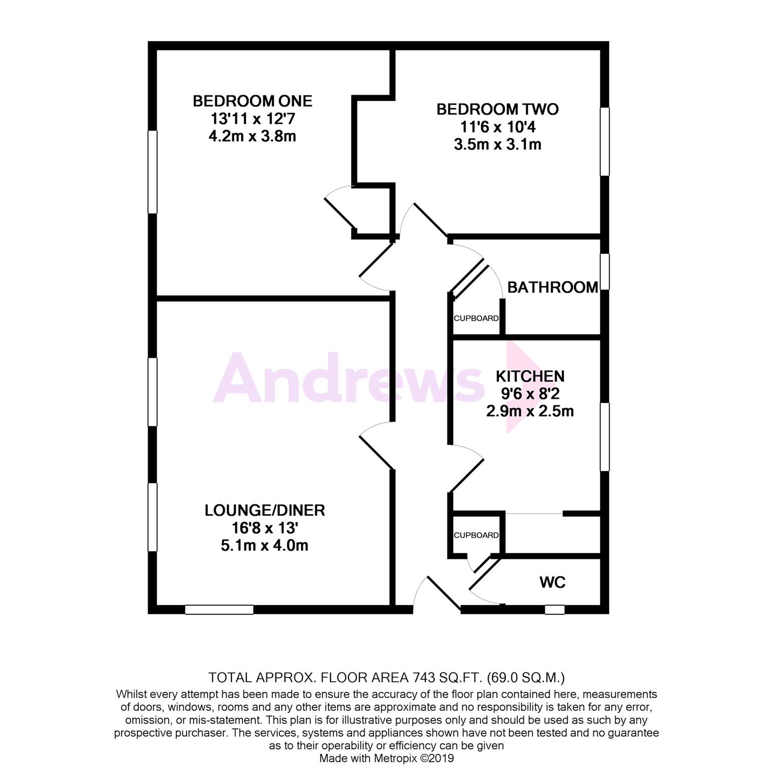 2 Bedrooms Flat for sale in Ladysmith Road, Cheltenham, Gloucestershire GL52