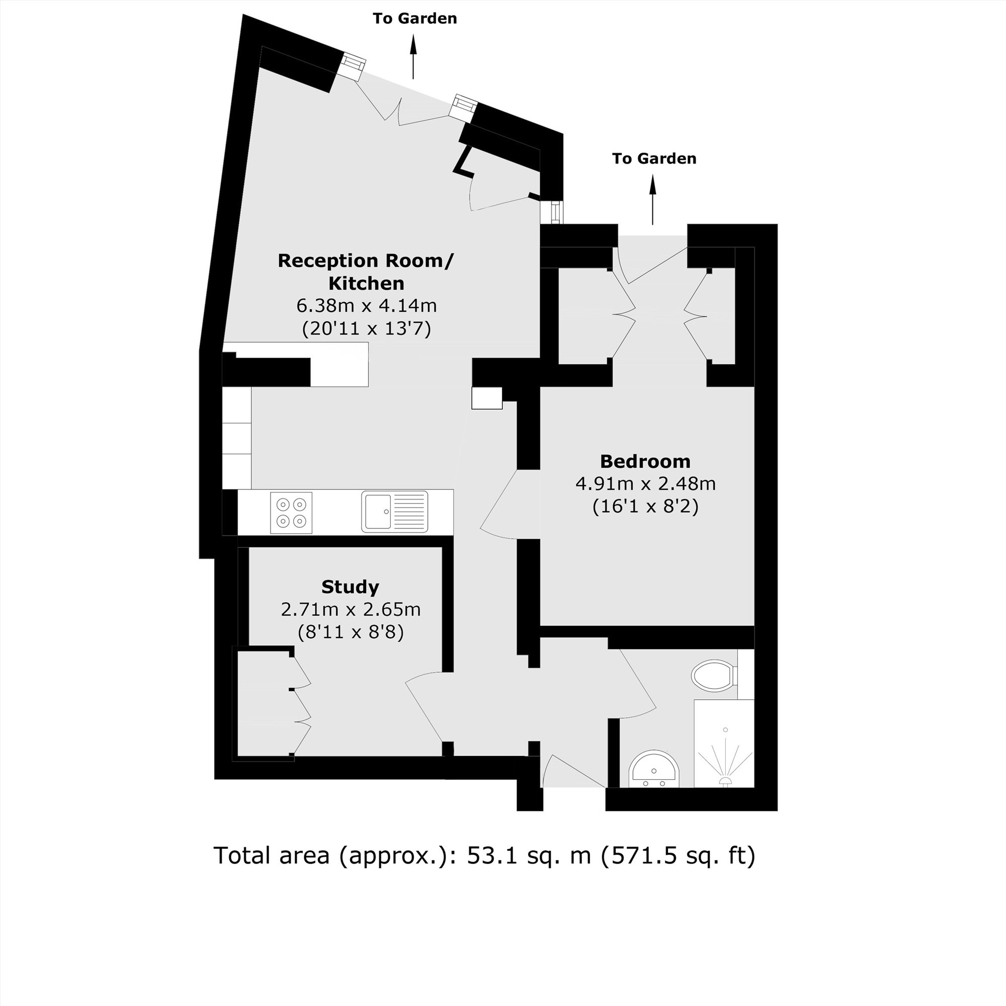 Quex Road, London floorplan