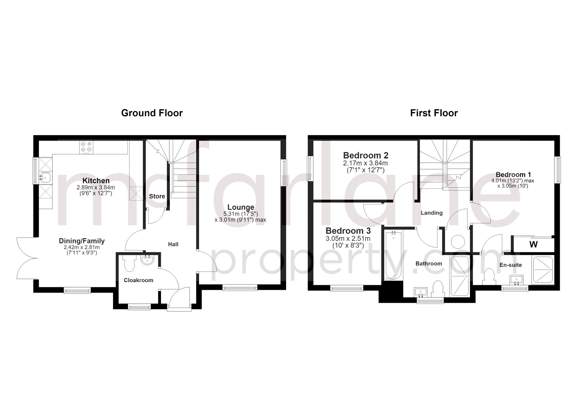 The Meadowvale, Plot 47, Widham Gardens, Purton floorplan