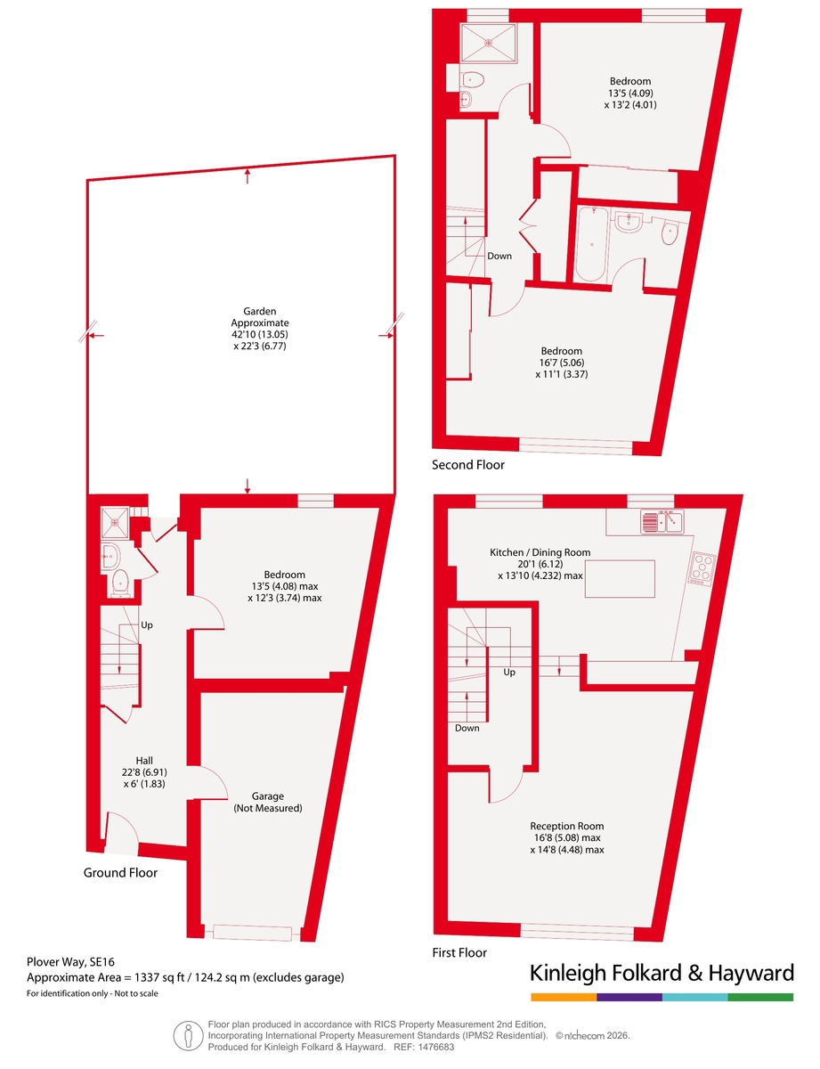 112, Plover Way, London floorplan