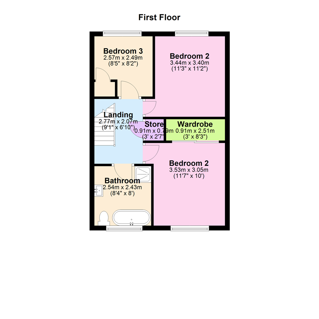 20, Shrewsbury Dale, Saintfield floorplan