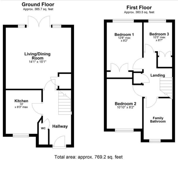 40, Osprey Drive, Corby floorplan