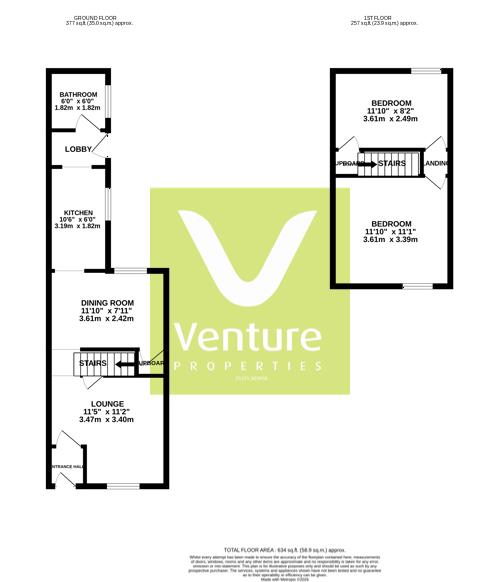 141, Eldon Street, Darlington floorplan